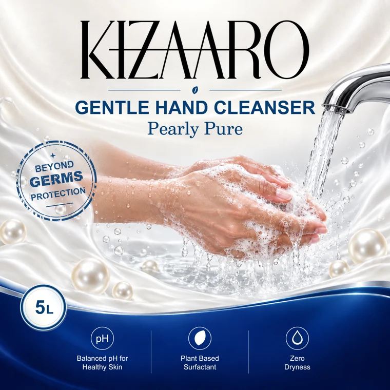 Kizaaro - Hand Cleanser Label