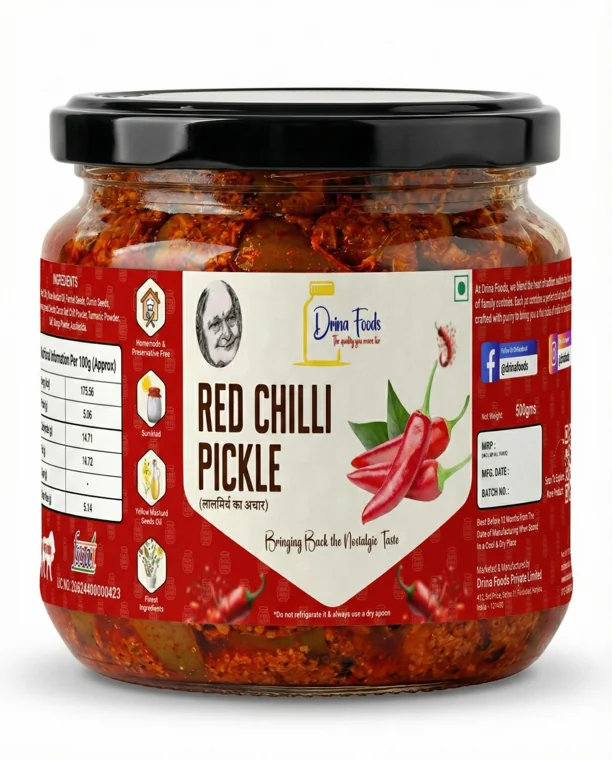 Drina - Red Chilli Packaging
