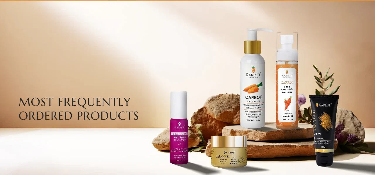 Karrot Cosmetics product imagery from its Shopify store