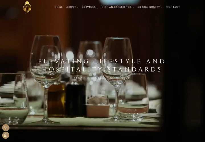 Elite Butlers India website preview