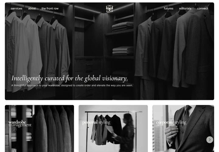 The Luxe Wardrobe website preview